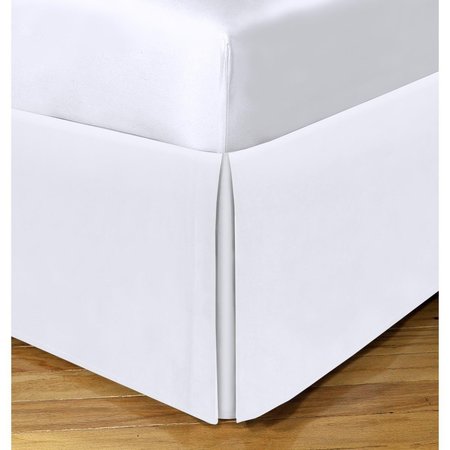 DAPHNES DINNETTE Levinsohn Tailored Underbed Storage 21 in. Bed Skirt White - Full DA2610040